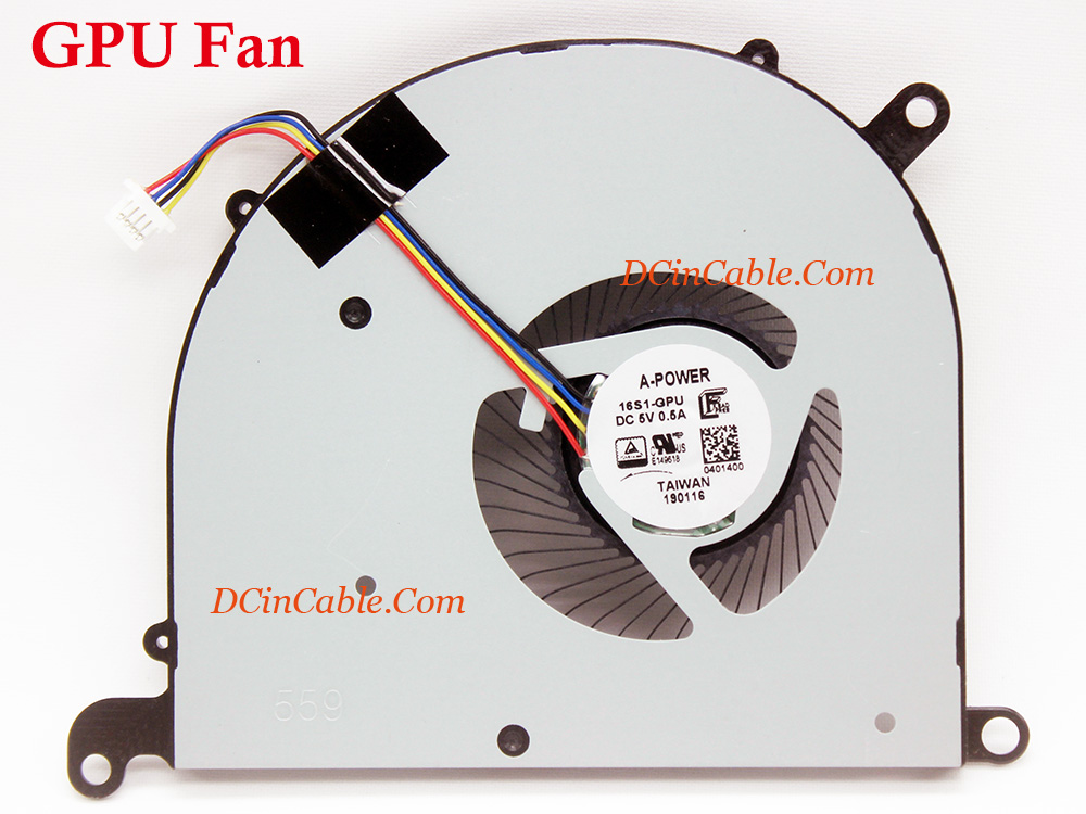 (image for) Free Shipping Laptop Fan for MSI PS63 Modern 8M 8MO 8RC 8RD 8RDS 8SC MS-16S1 MS-16S2 CPU GPU Cooling Left Right Cooler Inside System Assembly